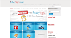 Desktop Screenshot of policytiger.com